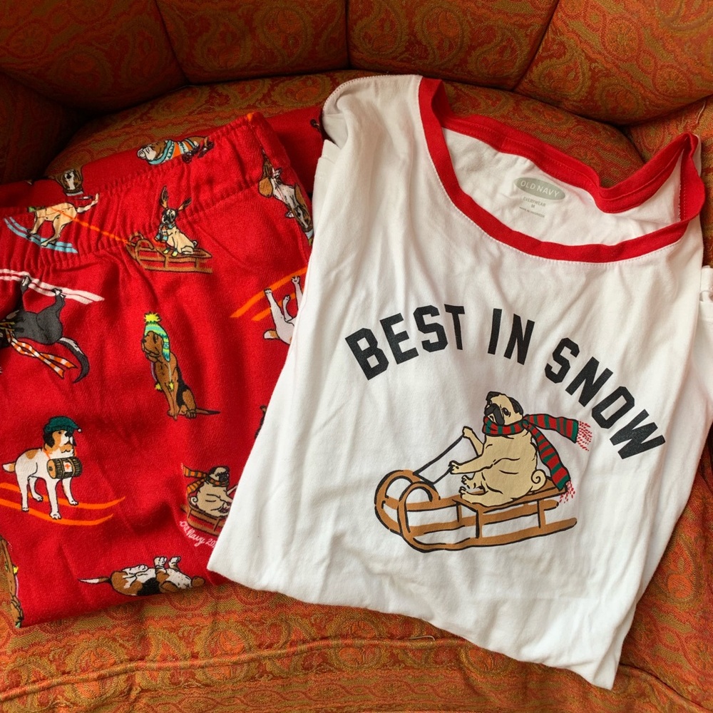 Old Navy winter PJ set